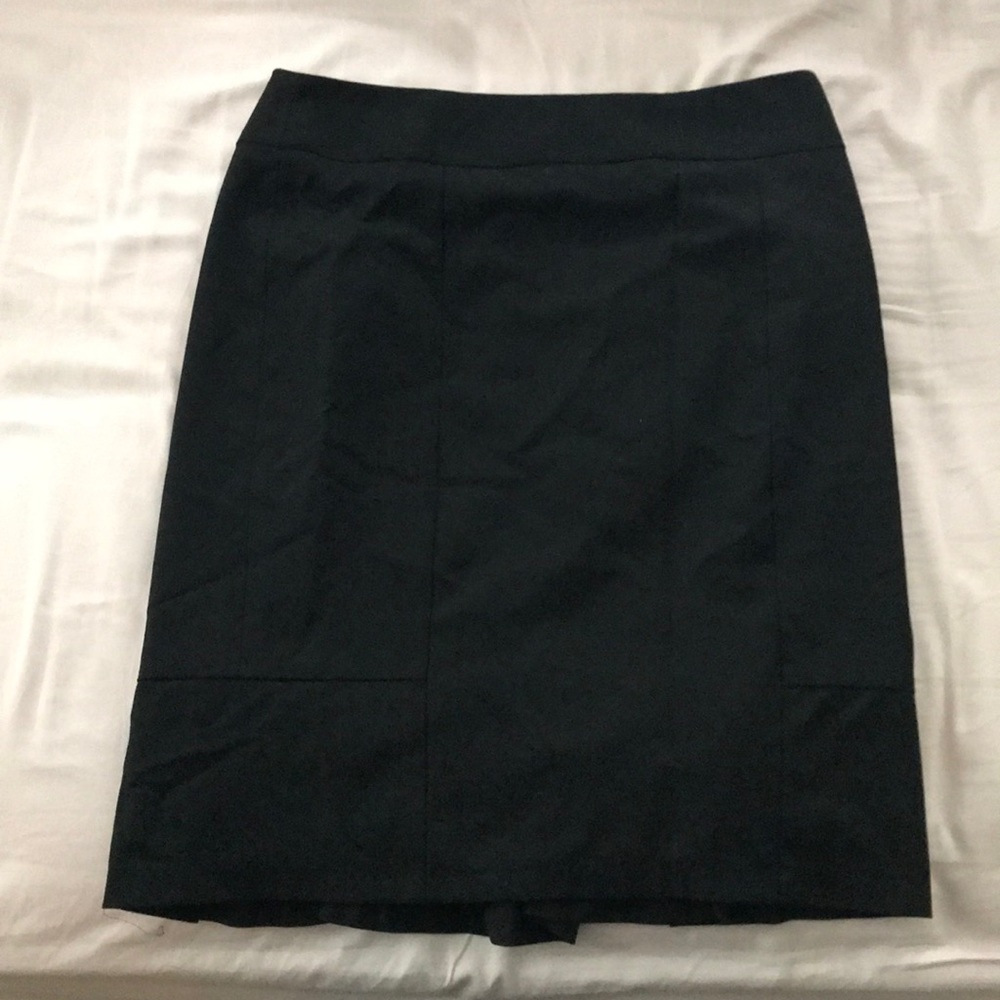 Black pencil skirt